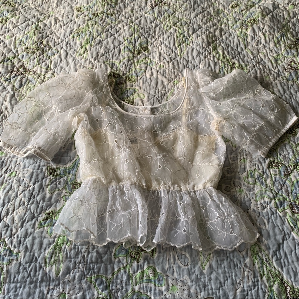 Partique New York Vintage Peplum Blouse